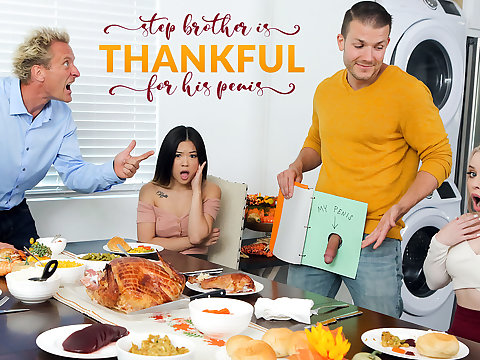 Stepbrother Is Thankful For His Penis -