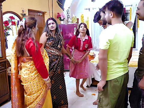 Desi Super-naughty Step Mom Teaches Her