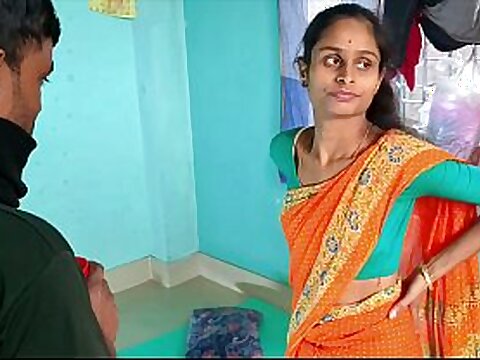 A newlywed woman, full of excitement,